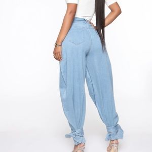 Denim Balloon Pants